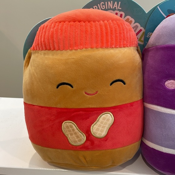 NWT 8โ Nedison the Peanut Butter & Argie the Grape ๐ Jelly Jam Squishmallow Set - Picture 2 of 7